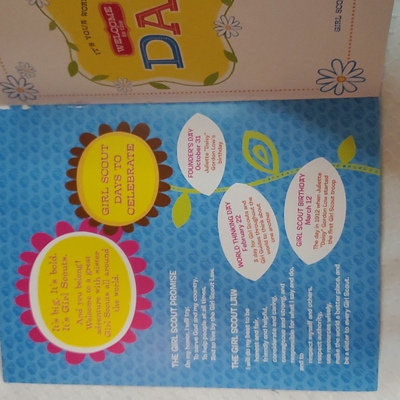 GIRL SCOUTS Welcome to the Daisy Flower Garden Book-Grades K-1 Workbook-USA-NEW - Picture 9 of 11